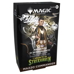 Magic: The Gathering – I Segreti di Strixhaven (Influenza di Pennargento) Mazzo Commander ITA Magic: The Gathering – I Segreti di Strixhaven (Influenza di Pennargento) Mazzo Commander ITA
