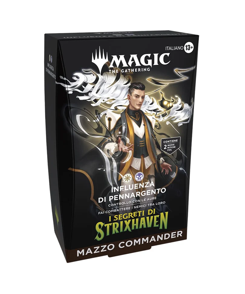 Magic: The Gathering - I Segreti di Strixhaven (Influenza di Pennargento) Mazzo Commander ITA