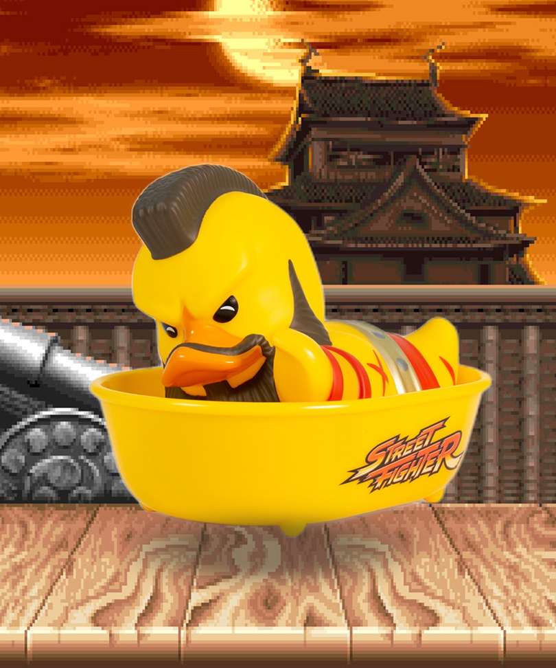 Street Fighter Zangief TUBBZ Cosplaying Duck Collectible Damaged Box - immagine 3
