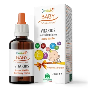 CUCCIOLO Baby Natural VITAKIDS Multivitaminico, Aroma Mirtillo CUCCIOLO Baby Natural VITAKIDS Multivitaminico, Aroma Mirtillo