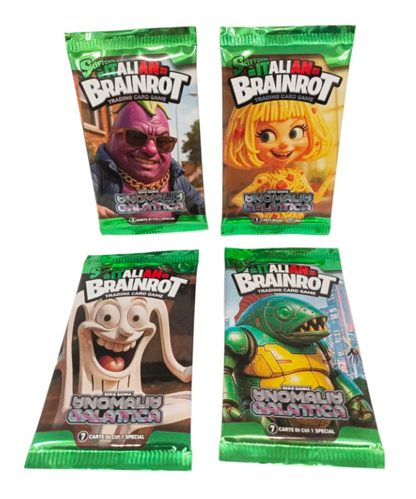 Bustina Skifidol - Italian Brainrot TCG - Anomalia Galattica (7 Carte)