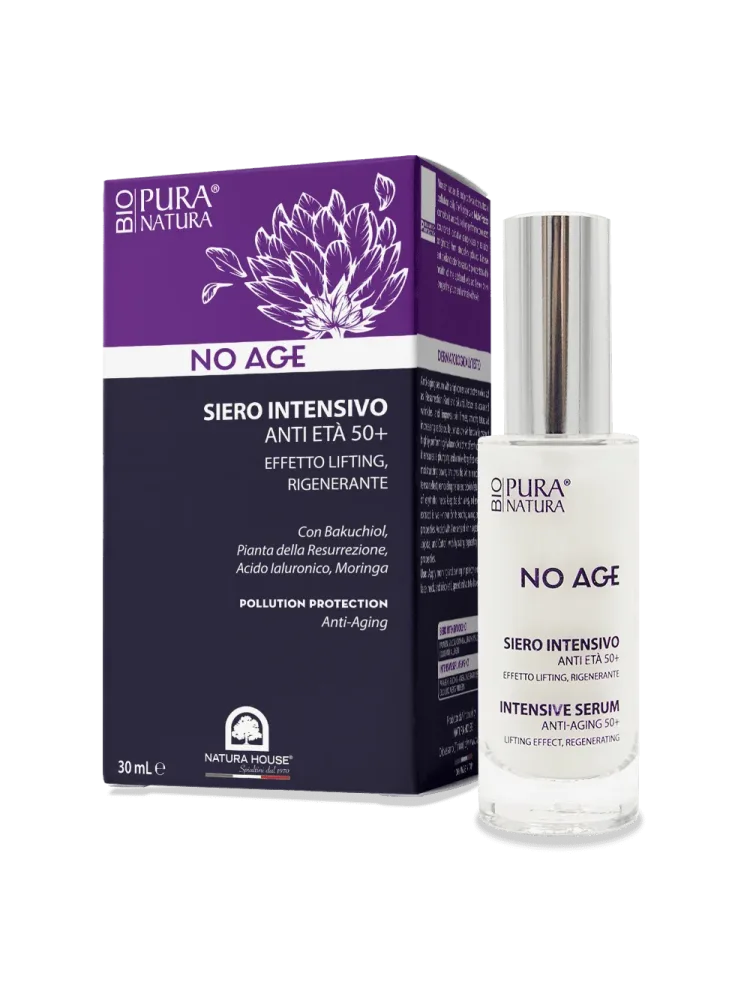 NO AGE BIO SIERO INTENSIVO ANTIETÀ 50+ Effetto Lifting, Rigenerante – Protezione dall Inquinamento