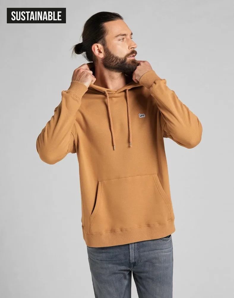 Lee Felpa Uomo Plain Hoodie