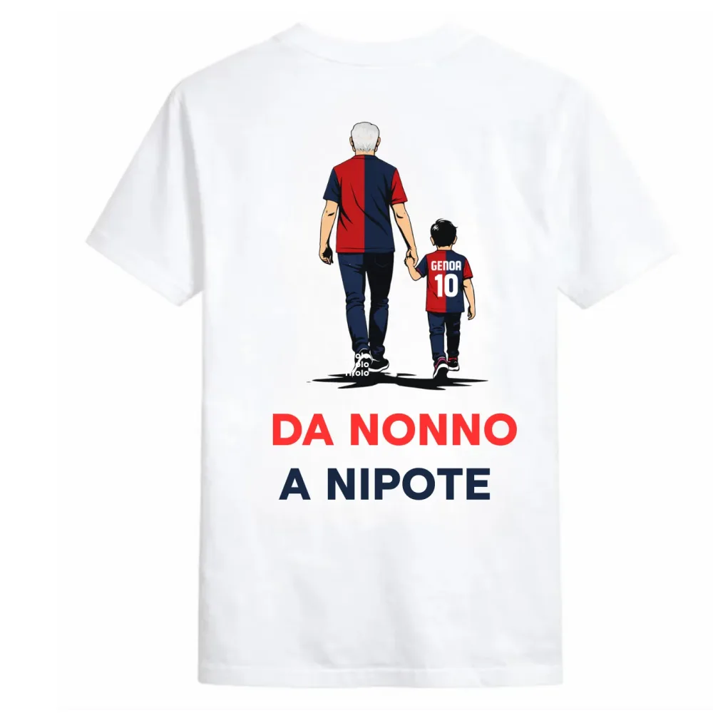 T-shirt Genoa "La Passione si Tramanda" | Rossoblù Famiglia - immagine 2