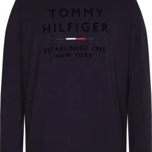 Tommy Hilfiger T-Shirt Uomo Stacked New York Flock