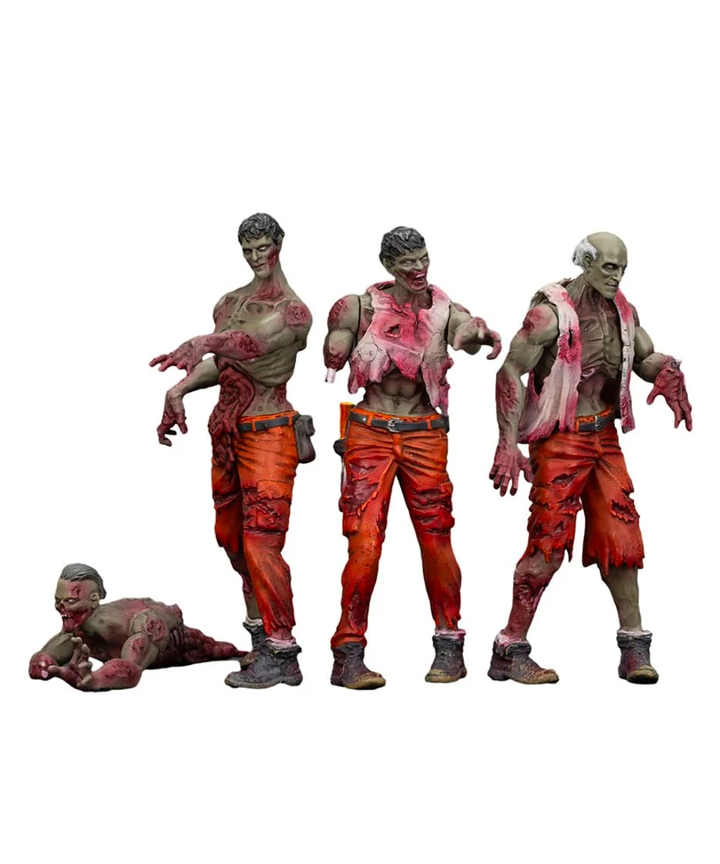 Zombie Dark Source – Action Figures 4-Pack Mechanic Team 8 cm - immagine 2
