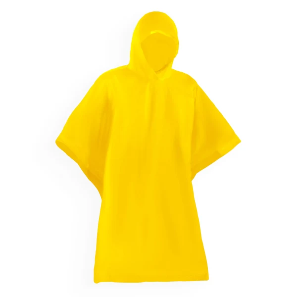K-Way Impermeabile Pieghevole in PVC con Cappuccio e Finitura Termosaldata - immagine 3