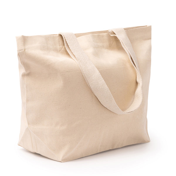 Borsa Grande in Tela di Cotone Riciclato – 330 g/m², Manici Rinforzati 70 cm Borsa Grande in Tela di Cotone Riciclato – 330 g/m², Manici Rinforzati 70 cm