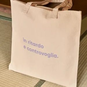 Tote Bag – In Ritardo e Controvoglia Tote Bag – In Ritardo e Controvoglia