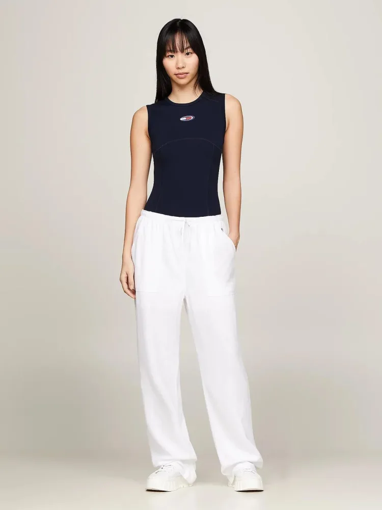 Tommy Hilfiger Pantaloni Donna Harper Linen - immagine 2