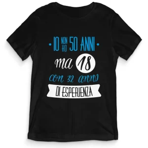 TeesBlitz tee181 – T-Shirt Divertente – 50 anni TeesBlitz tee181 – T-Shirt Divertente – 50 anni