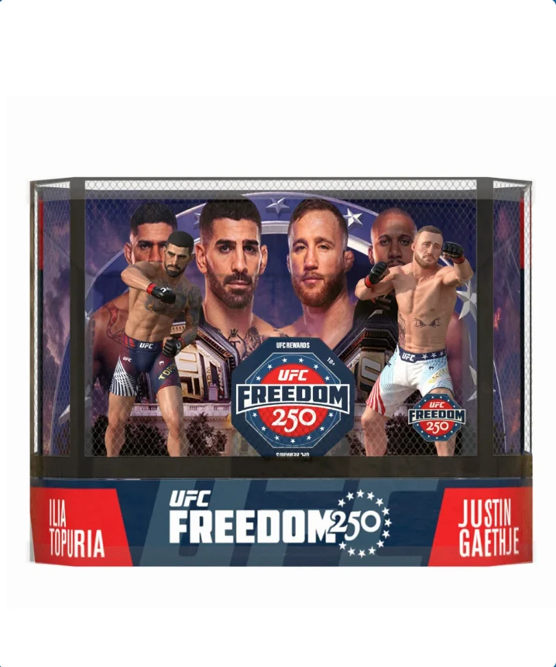 UFC Freedom 250 – Ilia Topuria & Justin Gaethje 2-Pack Action Figure Set