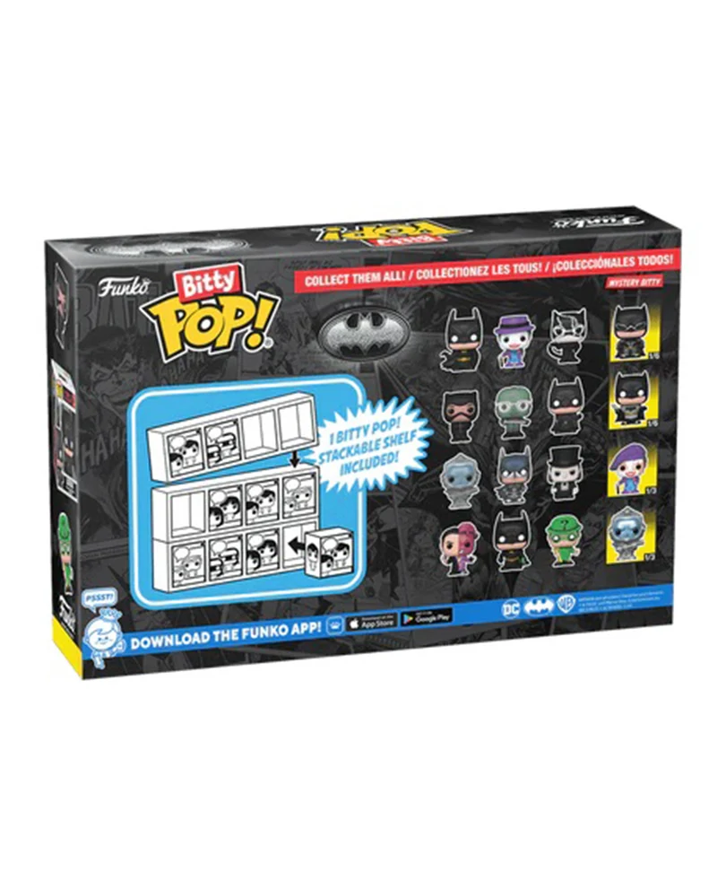 Selina Kyle (Masked) / The Riddler / Batman (Battle Ready) / Mystery Bitty (4-Pack) - immagine 3