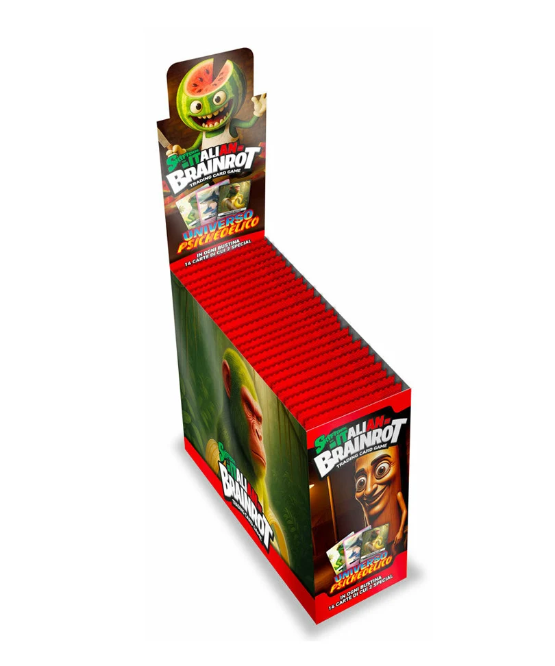 Box Skifidol - Italian Brainrot TCG (Display 24 Buste da 14 Carte)