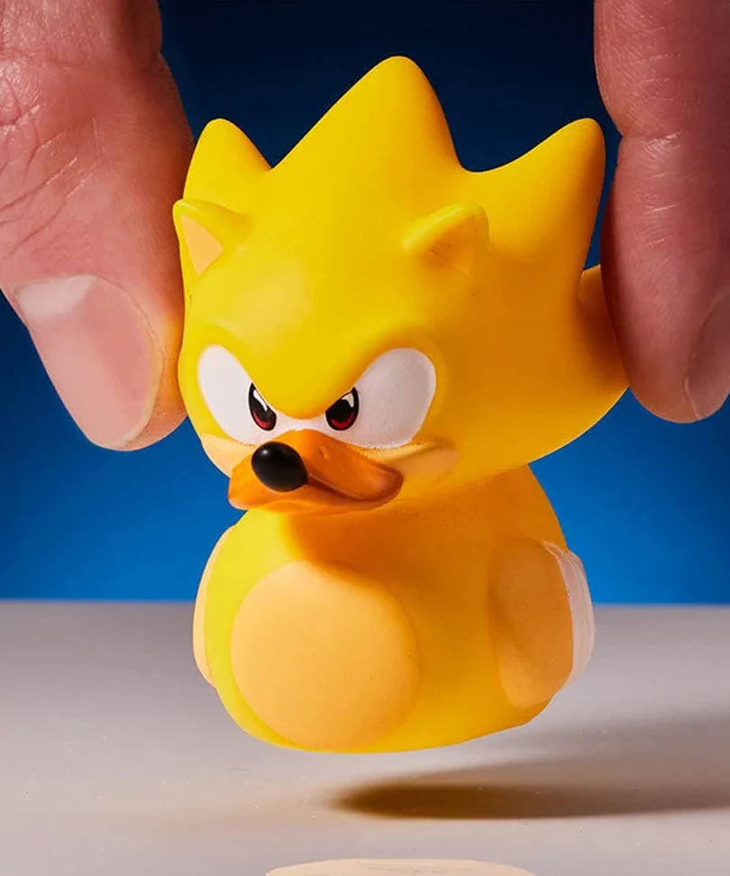 Sonic The Hedgehog Super Sonic Mini TUBBZ Cosplaying Duck Collectable - immagine 3