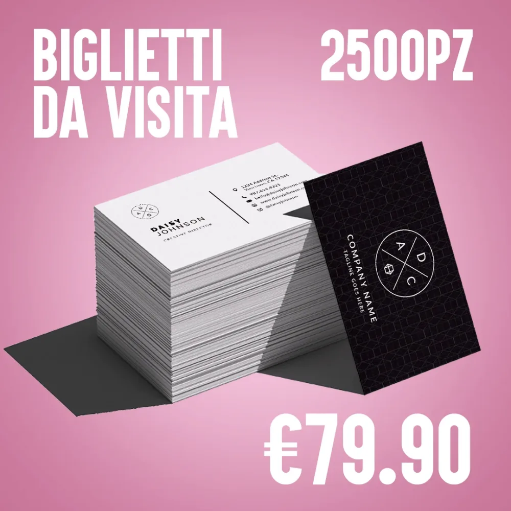 BIGLIETTINI DA VISITA – 2500pz.