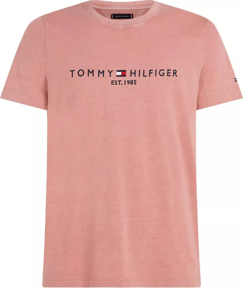 Tommy Hilfiger T Shirt Uomo Garment Dye