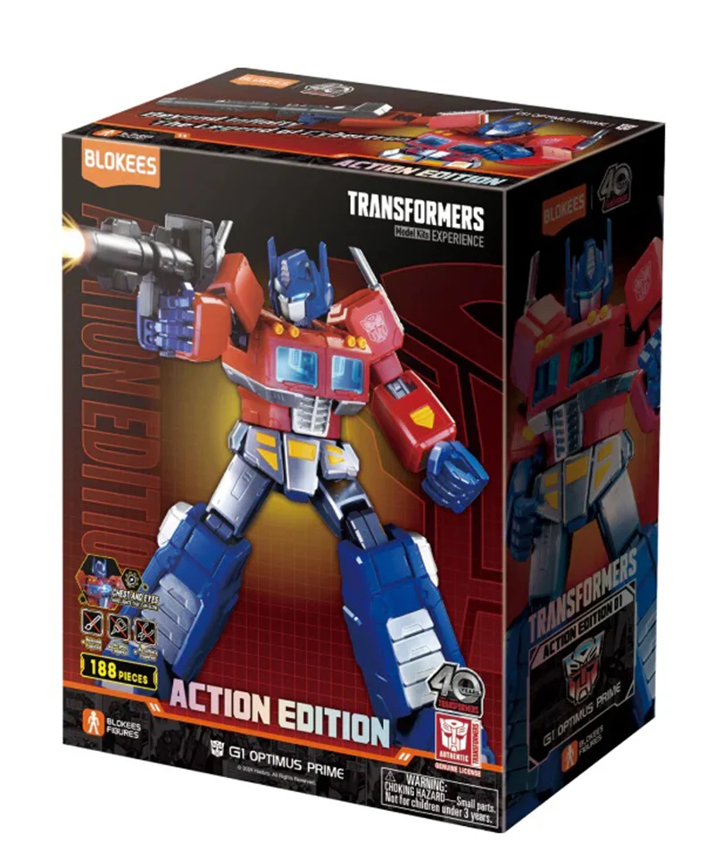 Transformers Blokees Plastic Model Kit Action Edition 01 G1 Optimus Prime Transformers Blokees Plastic Model Kit Action Edition 01 G1 Optimus Prime