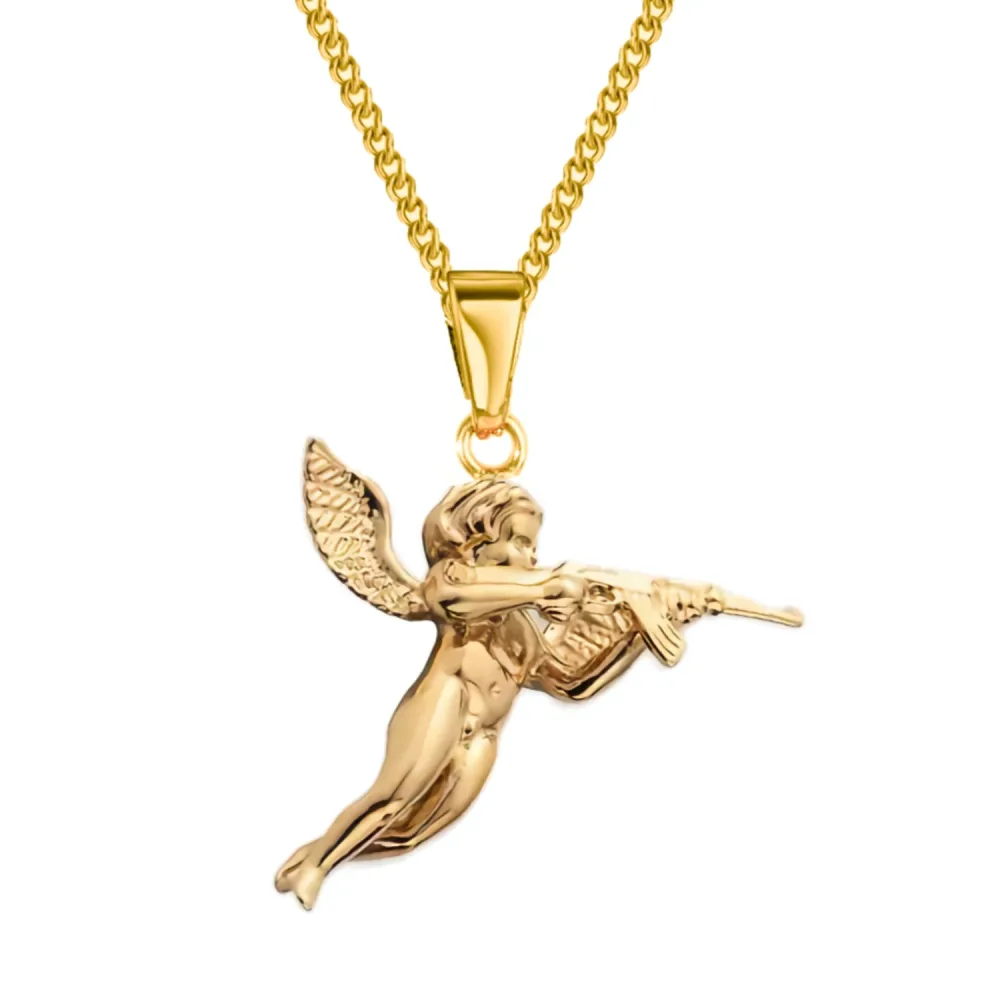 COLLANA ANGIOLETTO CON MITRA 45 cm - immagine 2