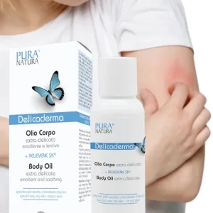 DELICADERMA OLIO PER IL CORPO Specifico per il trattamento della Pelle affetta da Dermatite DELICADERMA OLIO PER IL CORPO Specifico per il trattamento della Pelle affetta da Dermatite