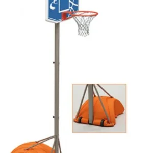 Mezzo Impianto Basket e Minibasket su Basamento Riempibile con Ruote – Altezza Regolabile fino a 3,05m Mezzo Impianto Basket e Minibasket su Basamento Riempibile con Ruote – Altezza Regolabile fino a 3,05m