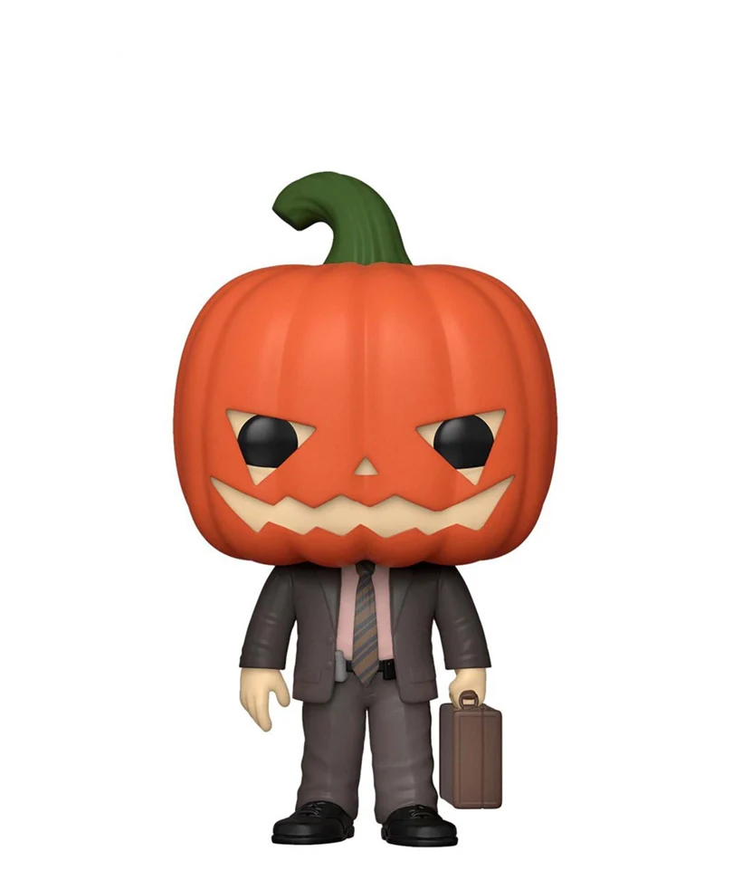 Dwight Schrute with Pumpkinhead