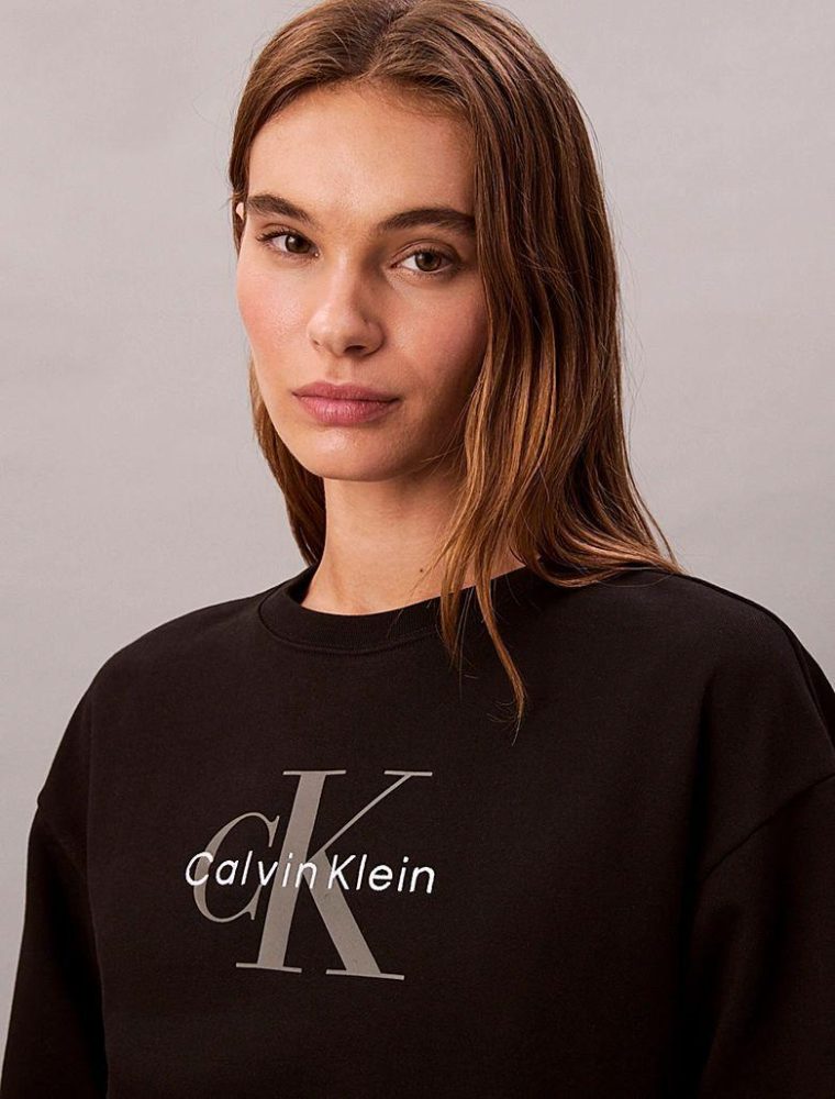 Calvin Klein Felpa Donna Mnlg French Terry - immagine 2