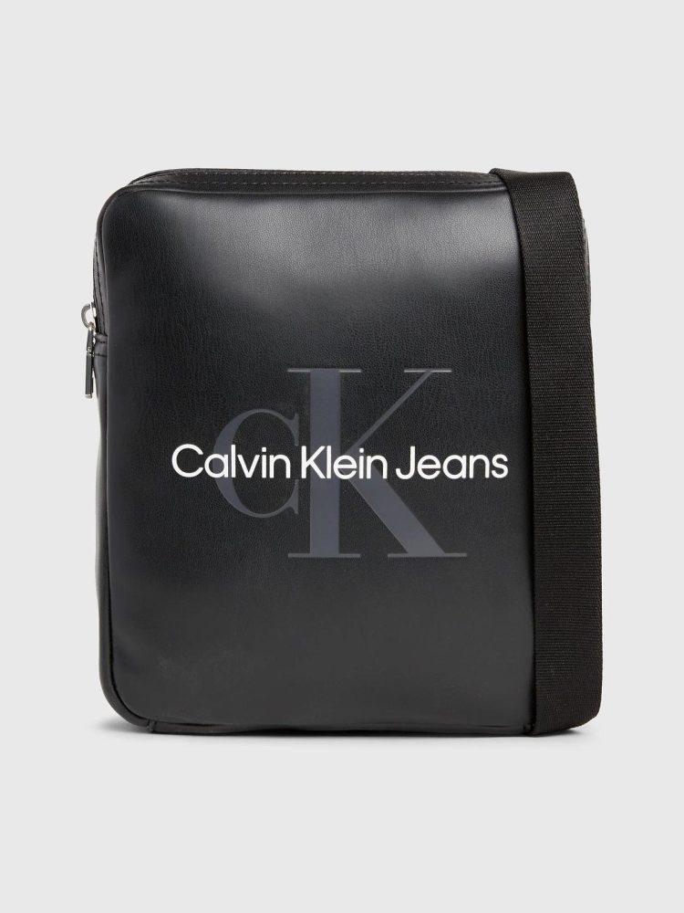 Calvin Klein Tracolla Monogram Soft Reporter