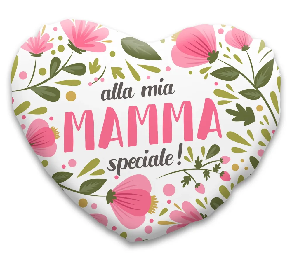 Cuscino CUORE 40×40 grafica FESTA DELLA MAMMA