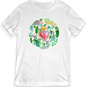 TeesBlitz tee229 – T-Shirt grafiche originali – Frida’s Heart