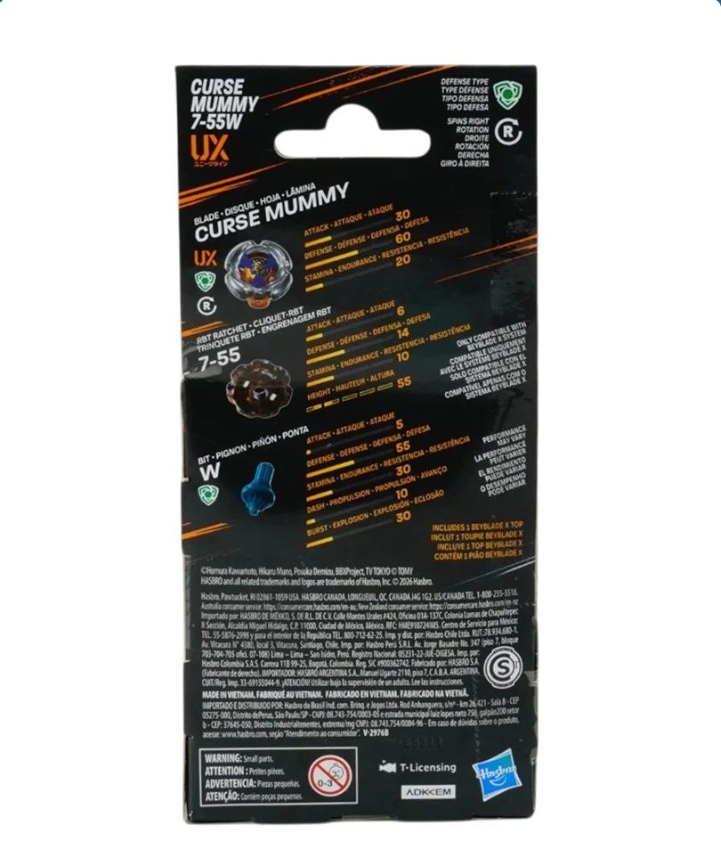 Beyblade X - Booster: Curse Mummy 7-55W - immagine 3