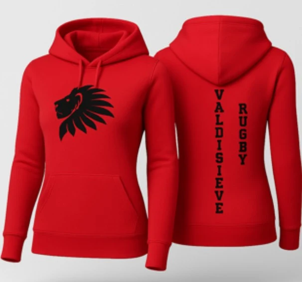 Felpa con Cappuccio Donna – Valdisieve Rugby