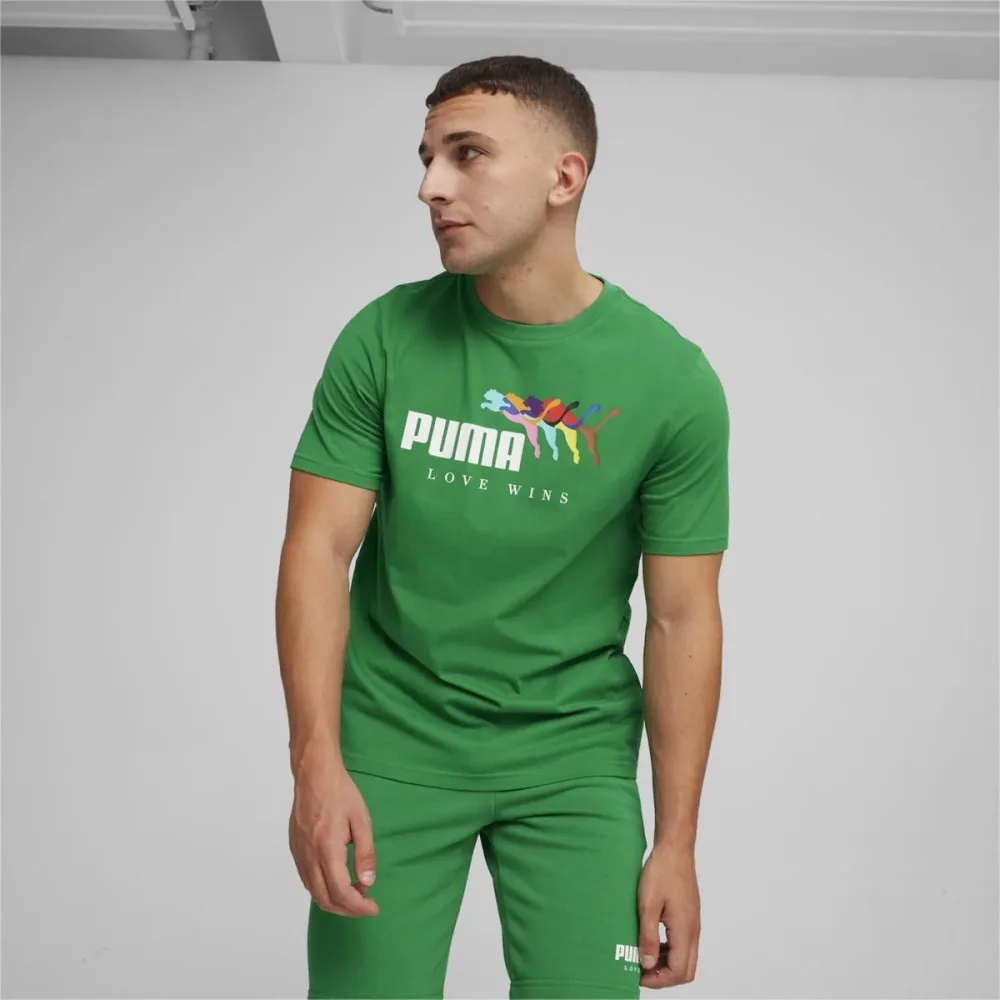 Puma T shirt Uomo Ess+ love Wins Tee - immagine 2