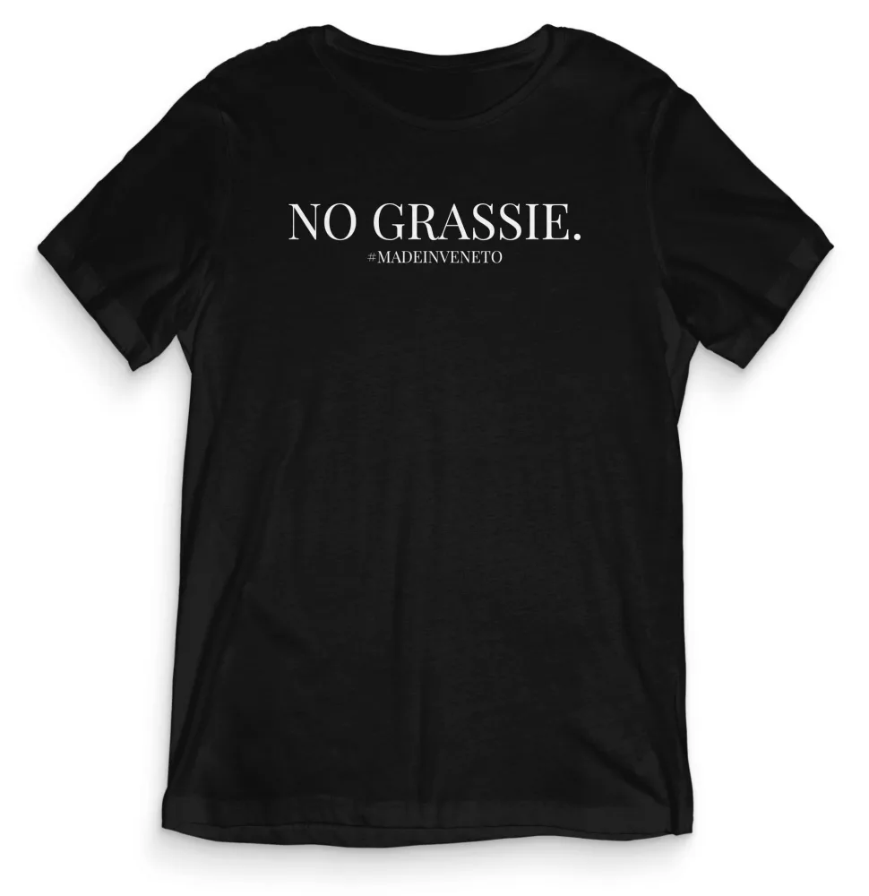 TeesBlitz T-Shirt divertente – No Grassie – tee22-003