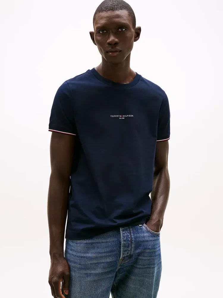 Tommy Hilfiger T Shirt Uomo Tommy Logo - immagine 2