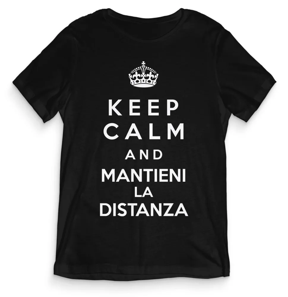 TeesBlitz T-Shirt divertente – Mantieni le Distanze tee20-025