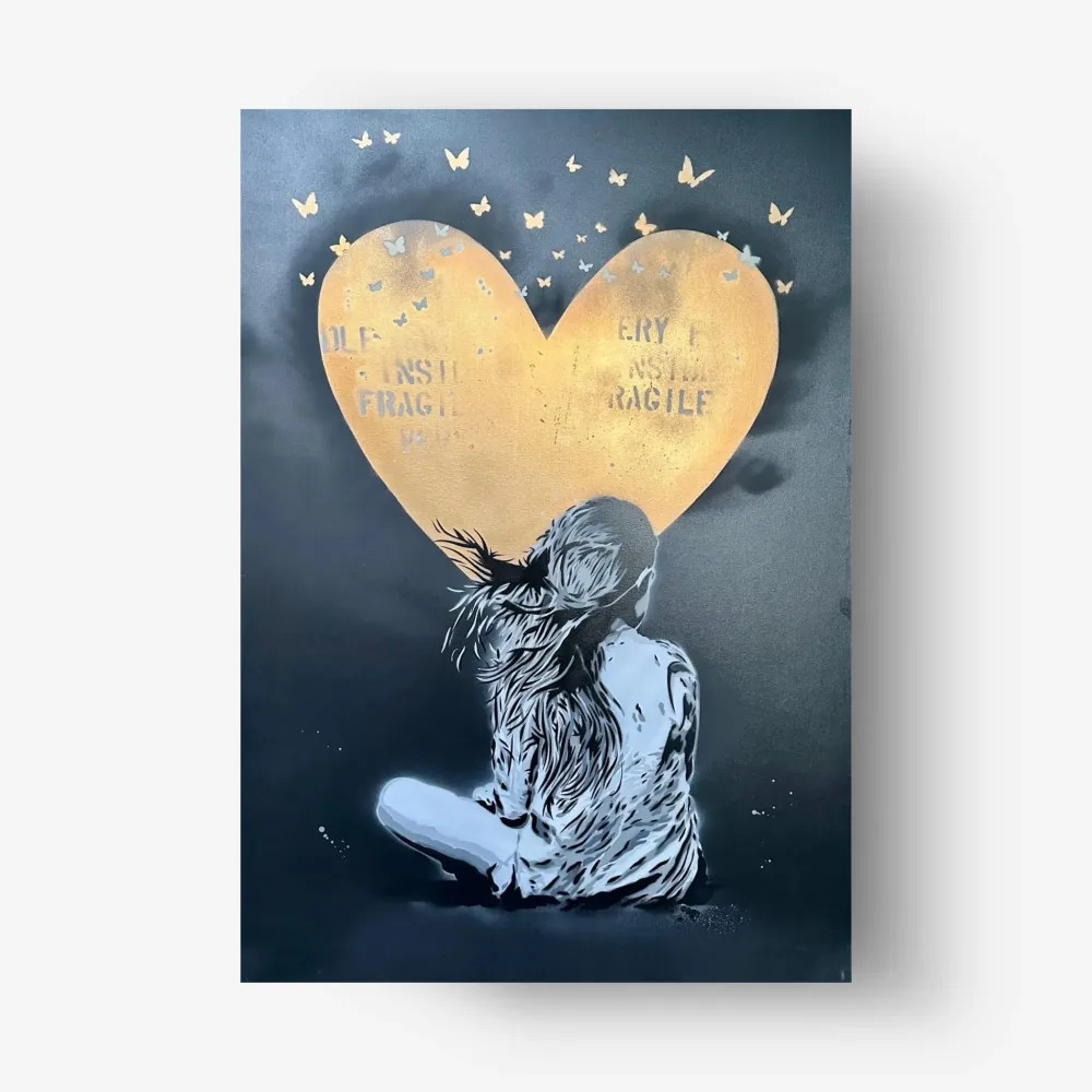 BUTTERFLY DREAM GOLD TAG
