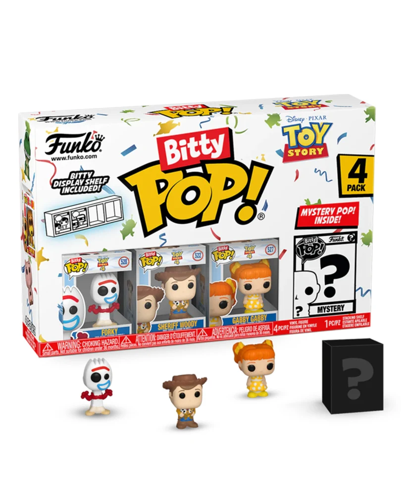 Forky / Sheriff Woody / Gabby Gabby / Mystery Bitty (4-Pack)