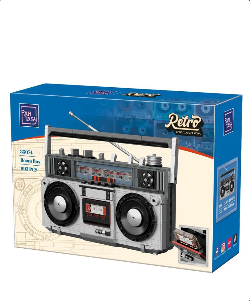 Pantasy - Retro Series: Boombox - Set di Costruzioni