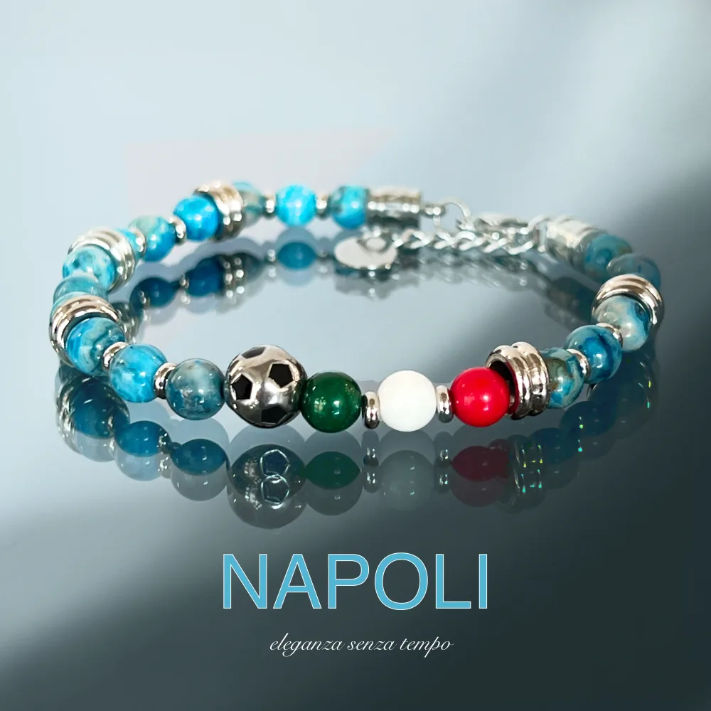 NAPOLI GANCIO IN ACCIAIO PIETRA 6 MM