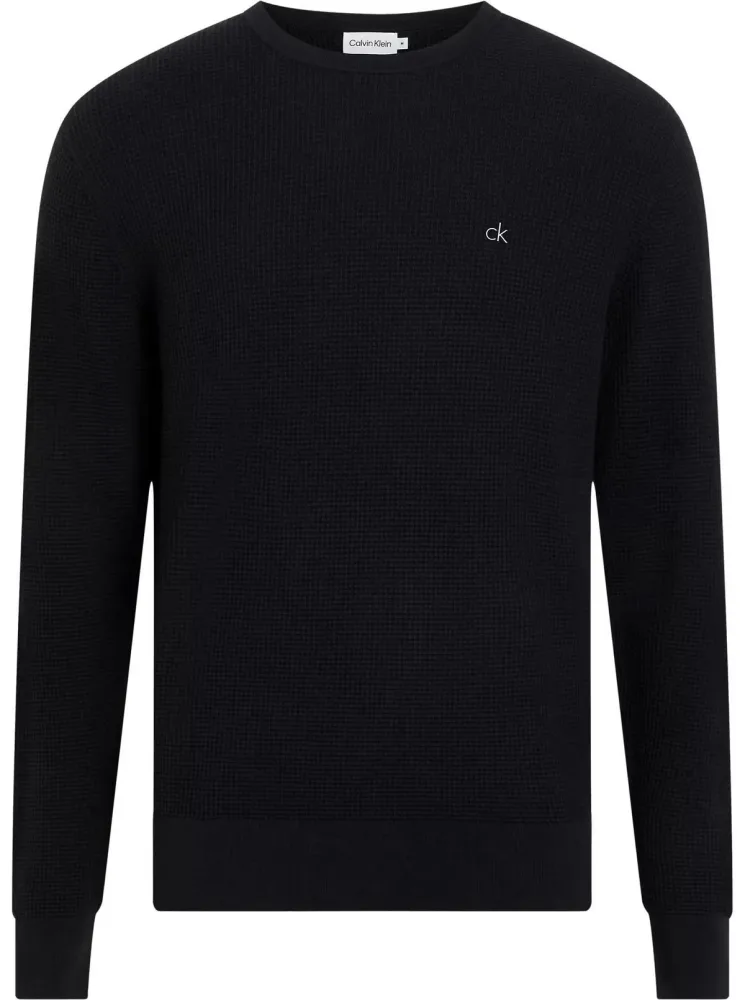 Calvin Klein Maglia Uomo Waffel Structure