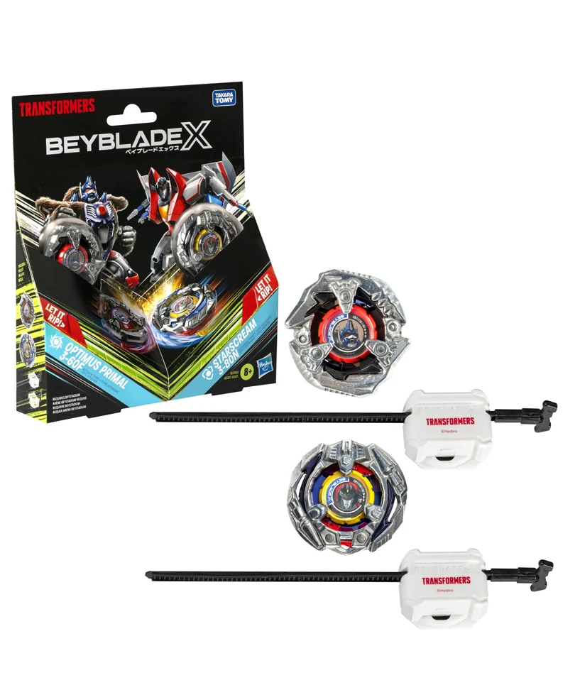 Beyblade X - Transformers Dual Pack: Optimus Primal 3-60F e Starscream 3-80N