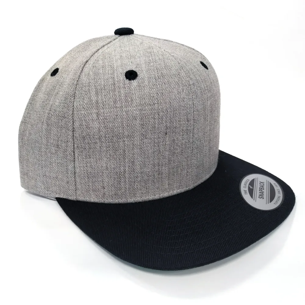 Original Classic Snapback bicolore – Heather Grey/Black Original Classic Snapback bicolore – Heather Grey/Black