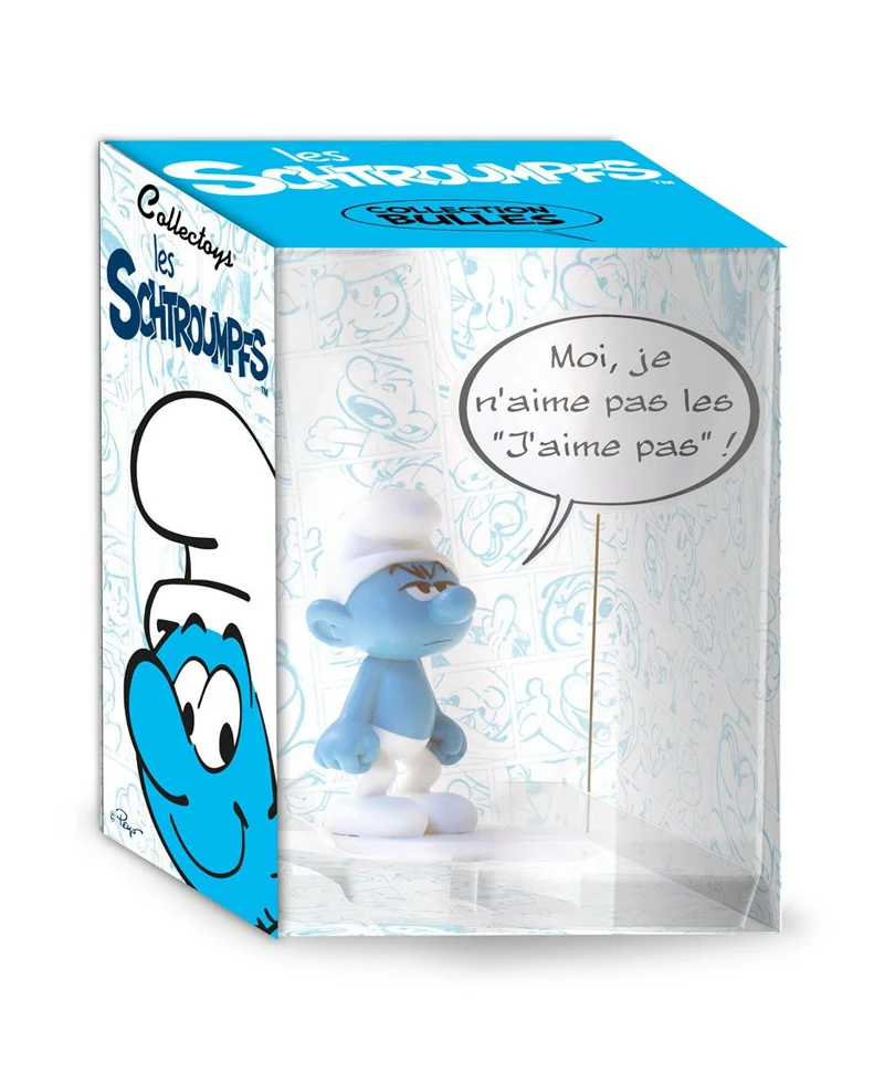 The Smurfs - Statue Grouchy 22 cm (French Version)