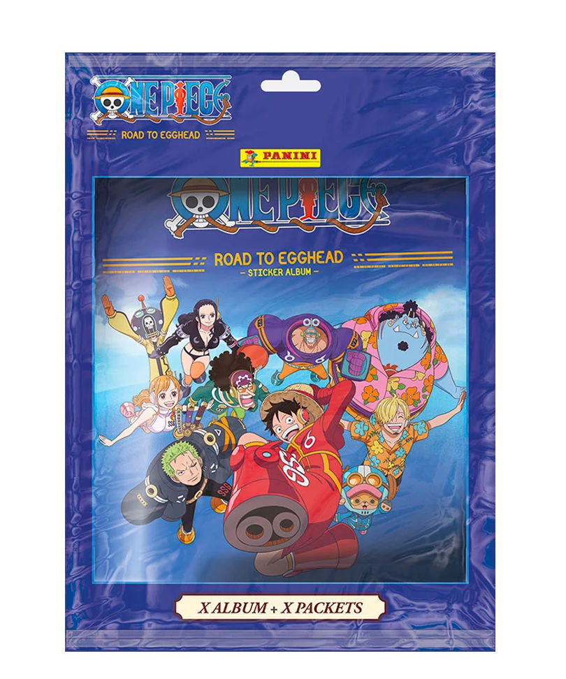 PANINI Stickers - One Piece Road Egghead - Starter Set 5 Buste