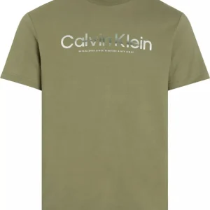 Calvin Klein T Shirt Uomo Diffused Logo