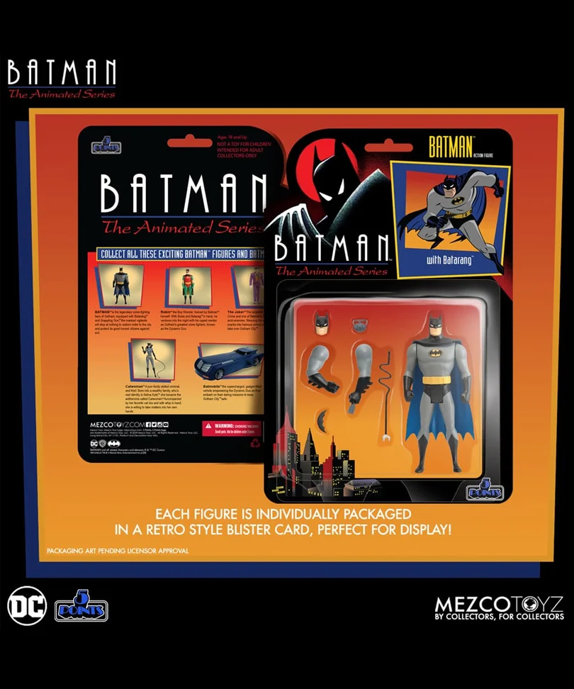 Batman: The Animated Series (Batman) - DC Comics 5 Points Action Figures 9 cm - immagine 3