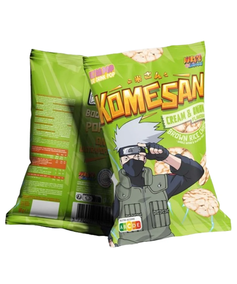 Naruto Shippuden - Komesan 'Rice Crips' - Kakashi - 60g - Onion Cream