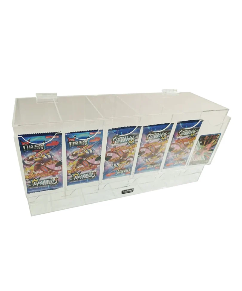 Evoretro - Premium 6-Slot Acrylic Card Pack Dispenser - immagine 2