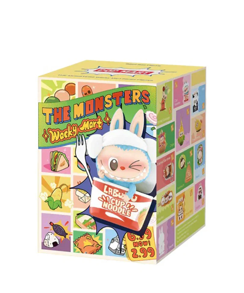 Labubu The Monster Wacky Mart Figures Blind Box - Pop Mart Official Figure